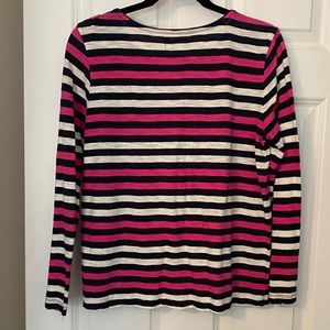 Gap multi stripe long sleeve shirt